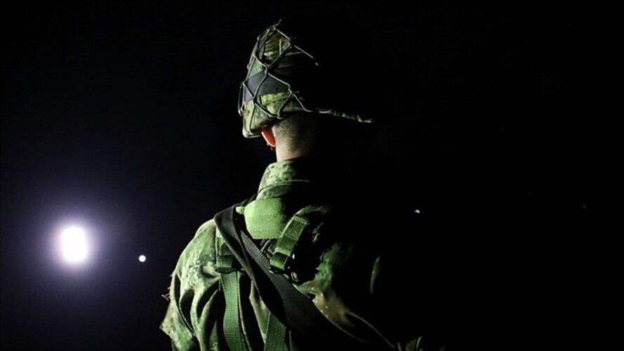La Primera Brigada está articulando con la Policía Nacional puestos de control ante las amenazas de acciones terroristas. . Foto: Colprensa