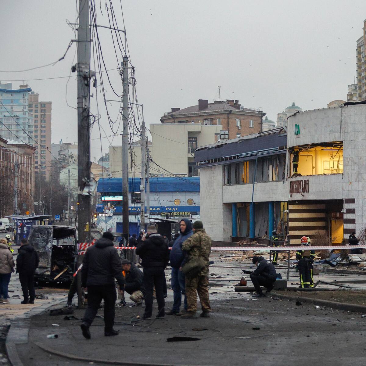Un ataque ruso con drones mató a dos personas en la región de Kiev