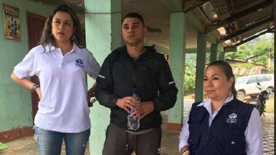 Militar retenido en Cauca ya fue liberado. Foto: Defensoría del Pueblo