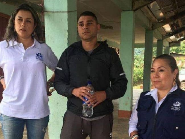 Militar retenido en Cauca ya fue liberado. Foto: Defensoría del Pueblo