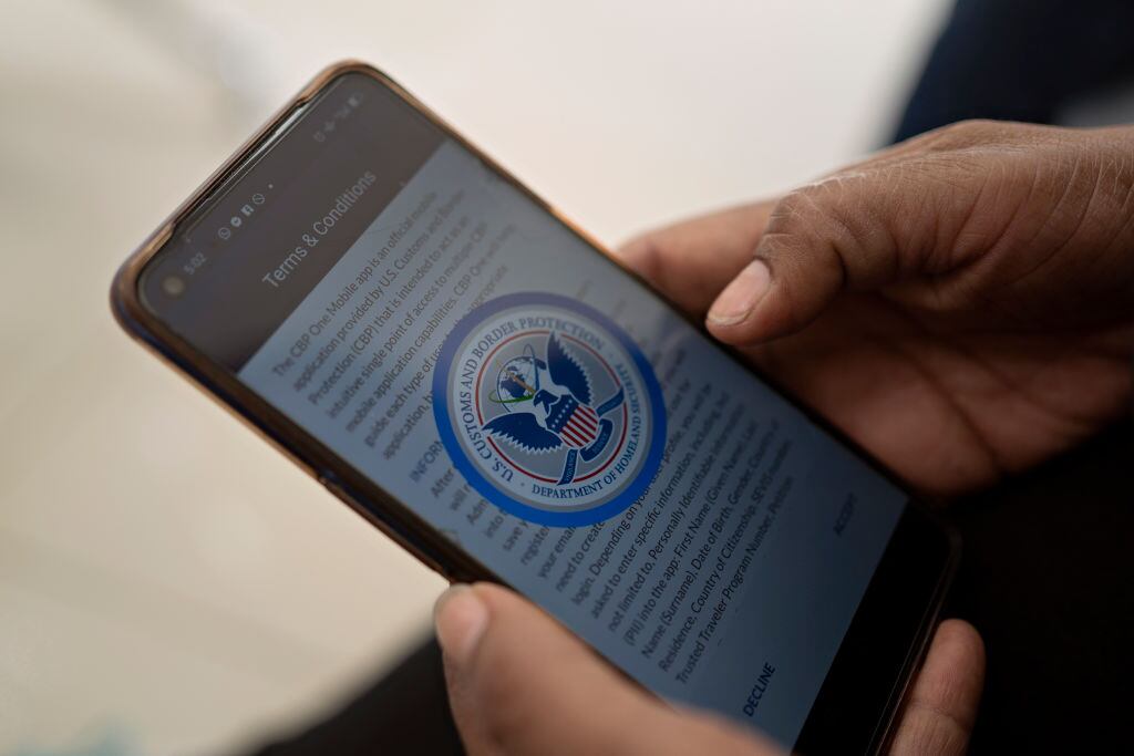 Citas de asilo para migrantes de México. I Foto: Danielle Villasana for The Washington Post via Getty Images.