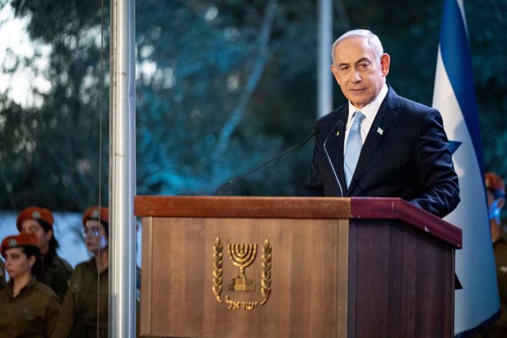 Primer ministro israelí, Benjamín Netanyahu. I Foto: NAAMA GRYNBAUM/POOL/AFP via Getty Images.