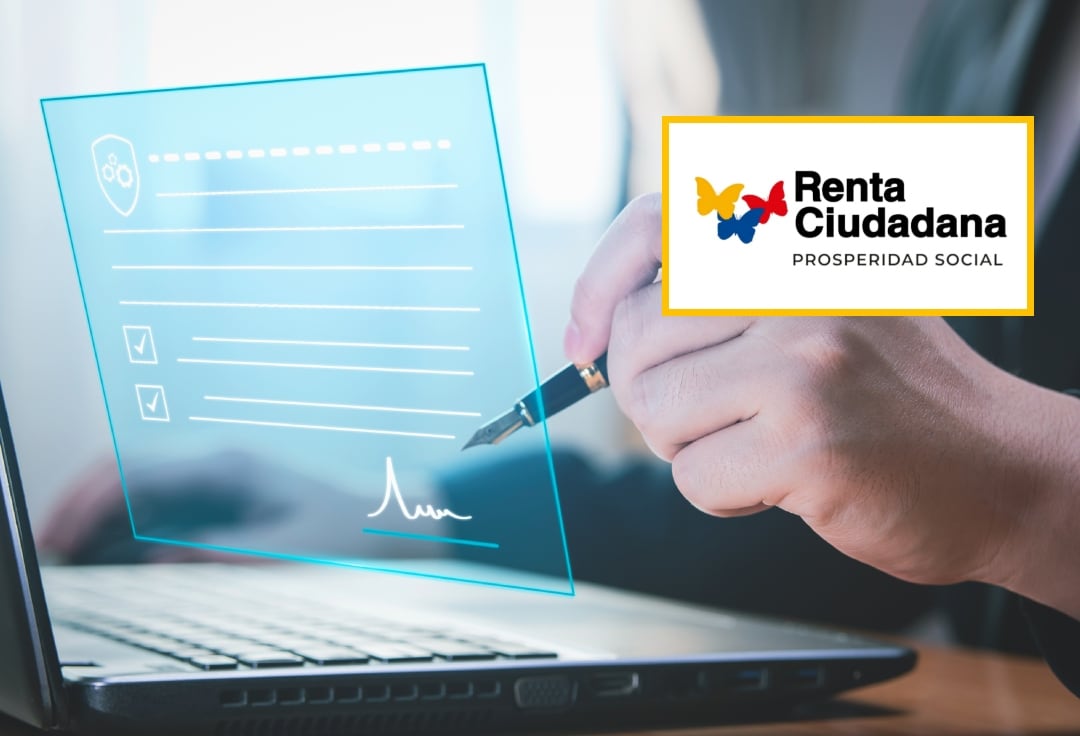 Firma de acta de compromiso de Renta Ciudadana // Foto: Getty Images