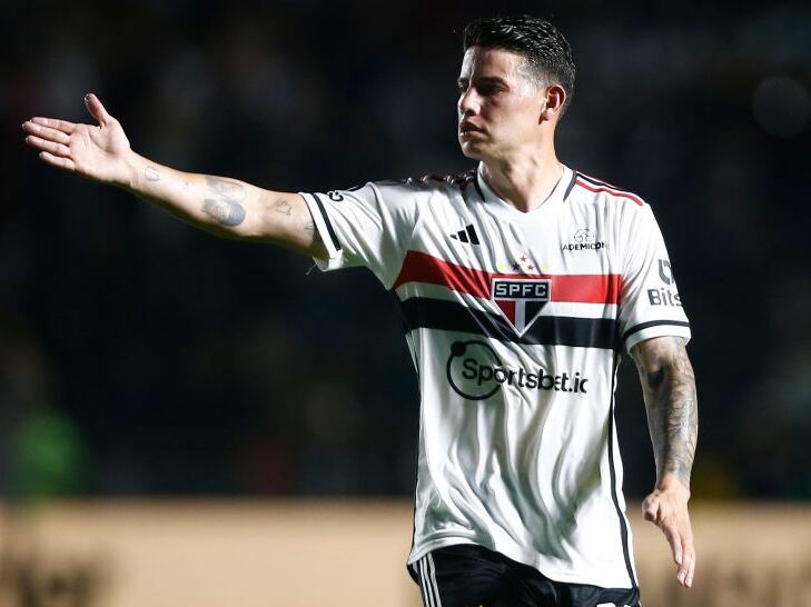 James Rodríguez, Vasco Da Gama v Sao Paulo. Foto: Getty Images