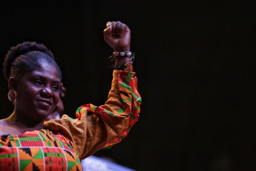 “Vamos a hacer de Colombia la potencia de la vida”: Francia Márquez. Foto: Colprensa