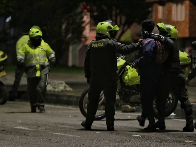 Denuncias por abuso policial en manifestaciones en Colombia. Foto: Colprensa