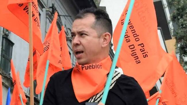 Yimmi Alexander Moreno seguirá vinculado al proceso. Crédito: Congreso del los Pueblos.