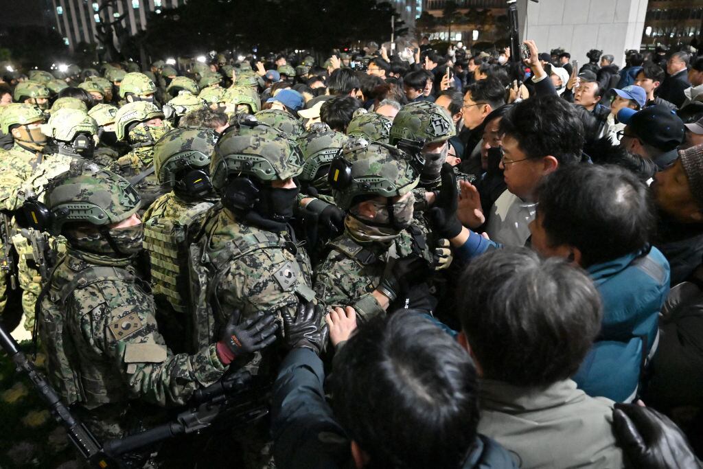 Comando militar surcoreano. I Foto: JUNG YEON-JE/AFP via Getty Images.