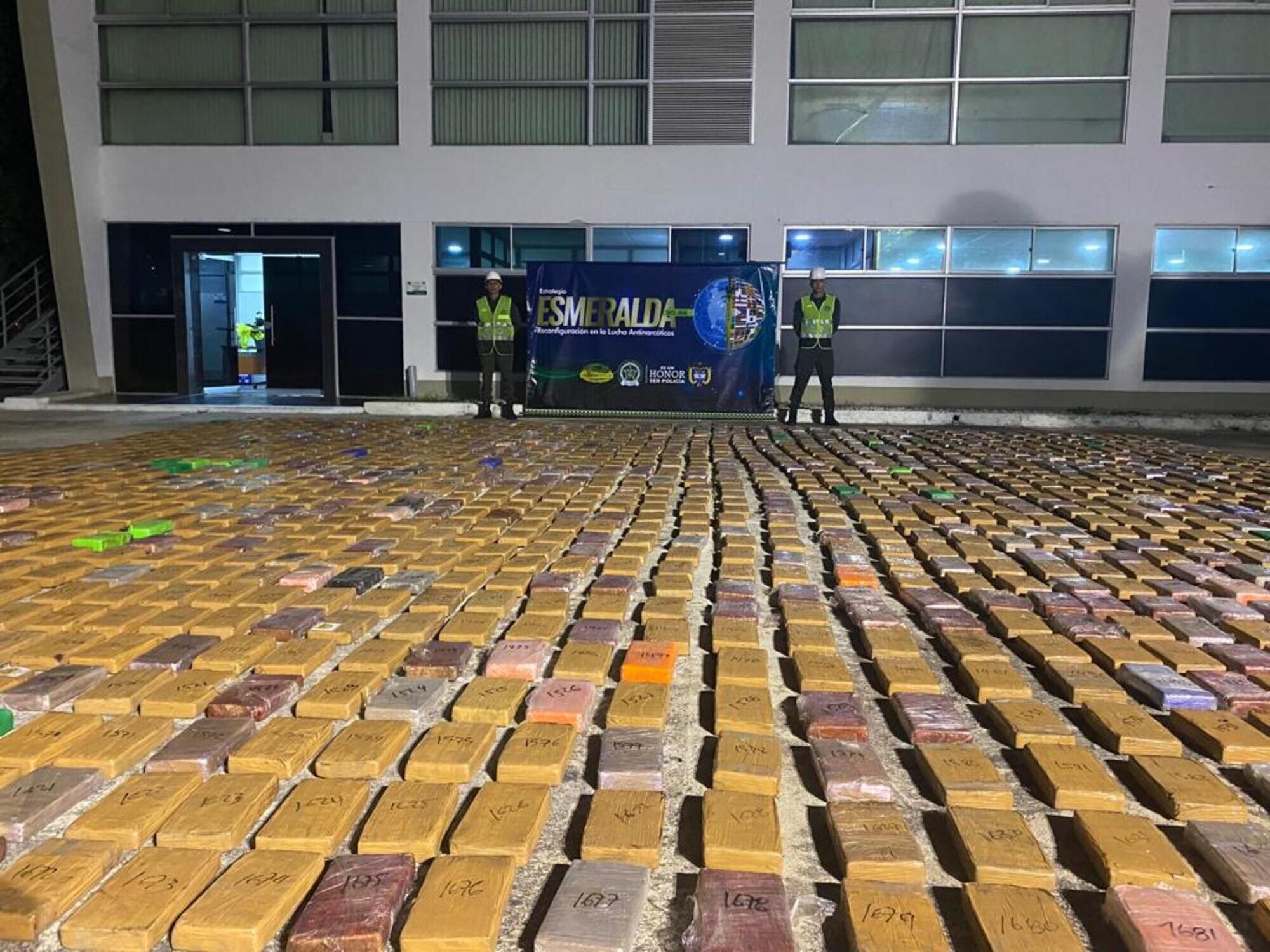 Droga incautada/ Foto: Policía Metropolitana de Santa Marta