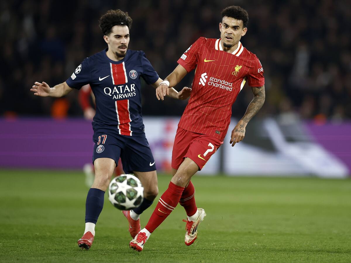 El Liverpool de Luis Díaz ganó 1-0 contra el PSG en la ida de los octavos de Champions League