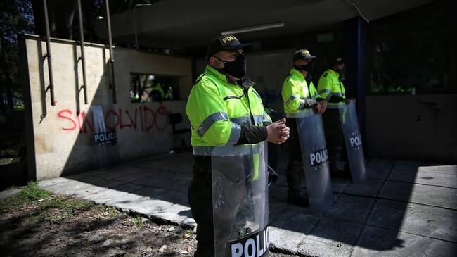 El viceministro del Interior, Daniel Palacios, hizo un llamado a no estigmatizar a todos los integrantes de la Policía Nacional. Foto: Colprensa / SERGIO ACERO