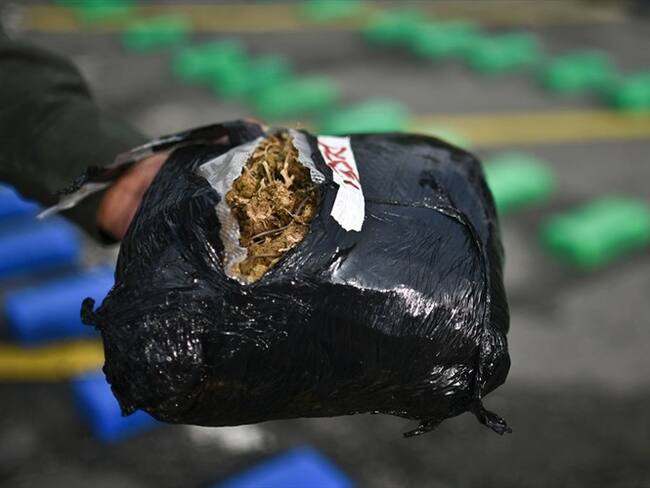 Fueron incautados más de 250 kilogramos de marihuana prensada. Foto: Getty Images