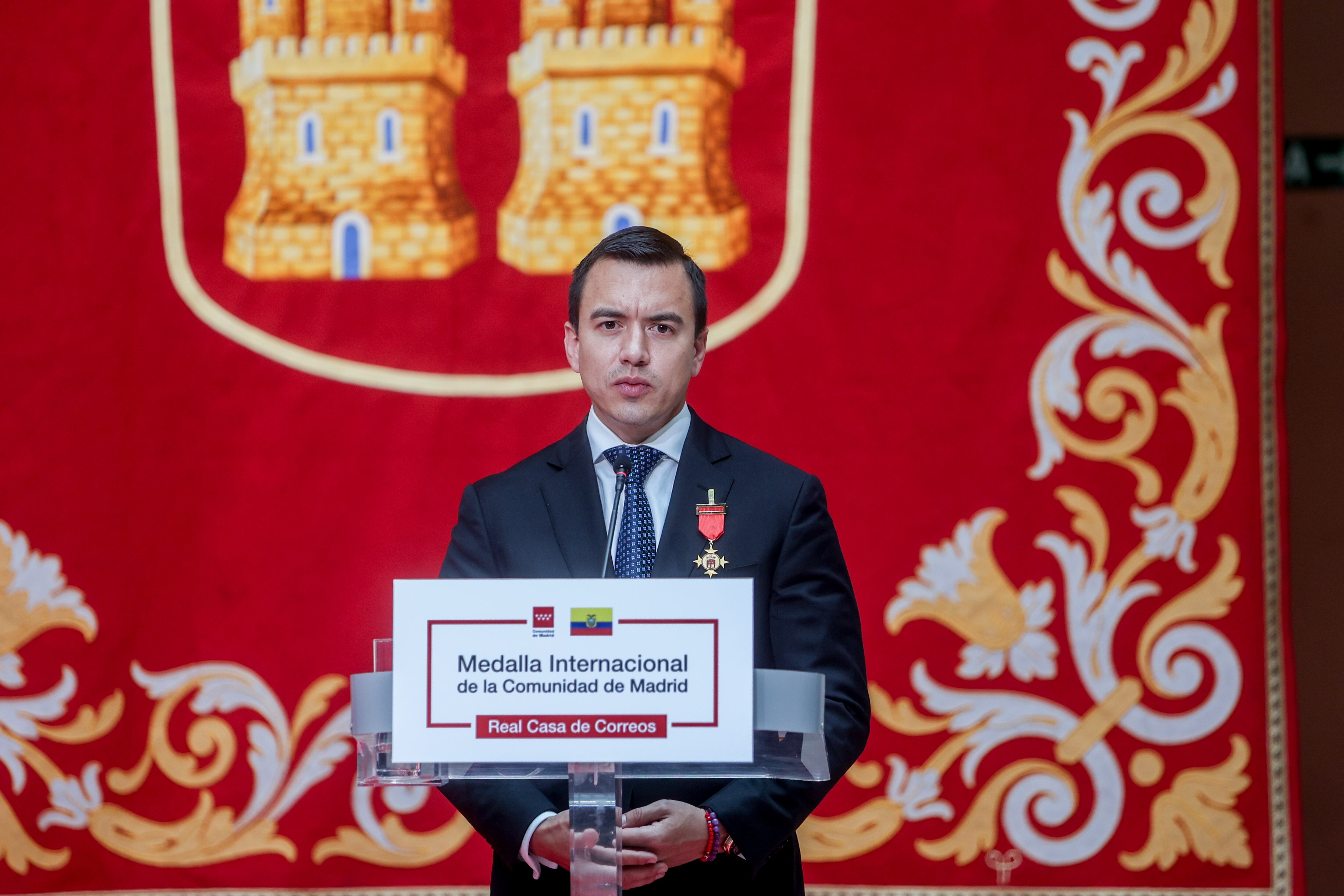 Daniel Noboa, presidente de Ecuador. Foto: Europa Press.