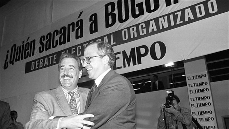 Samper y Pastrana, expresidentes de Colombia. Foto: Colprensa