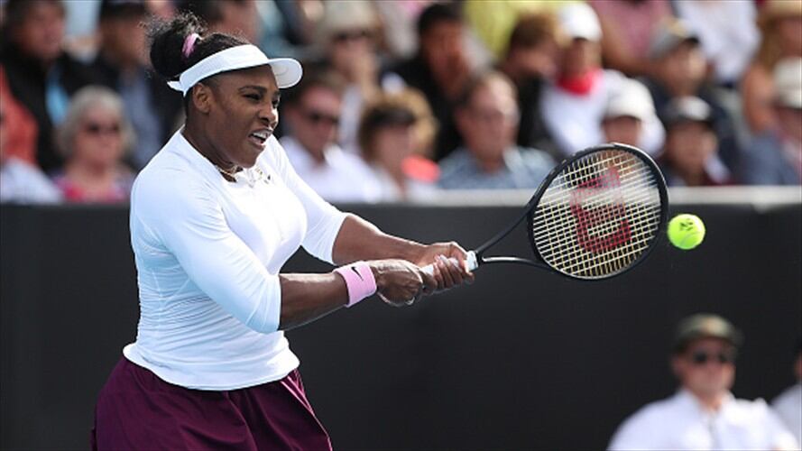 Serena Williams firmó un triunfo en su regreso. Foto: Getty Images
