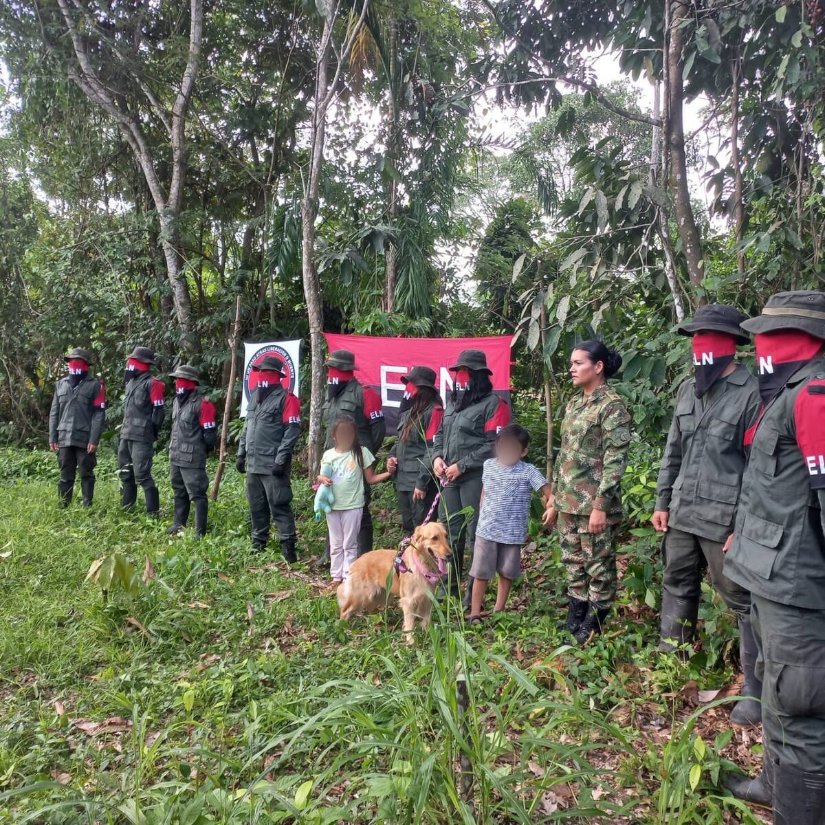 Quedaron en libertad la sargento y sus hijos secuestrados por el ELN en Arauca