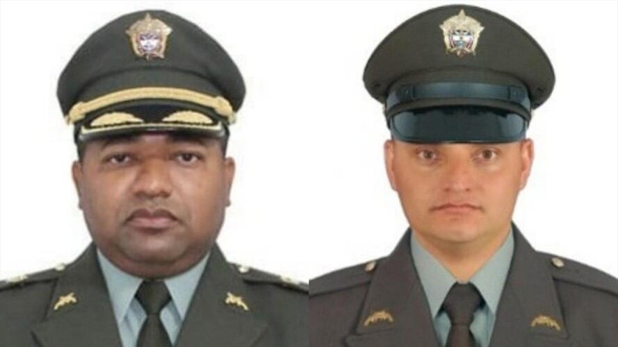 Registran atentado que deja dos policías muertos y dos heridos en Antioquia. Foto: Colprensa - Cortesía