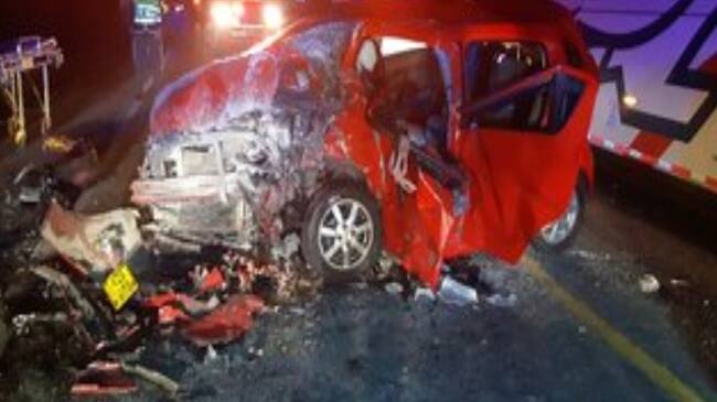 El siniestro vial se dio en el kilómetro 131 en la vía Lizama - Puerto Araujo. Foto: suministrada.