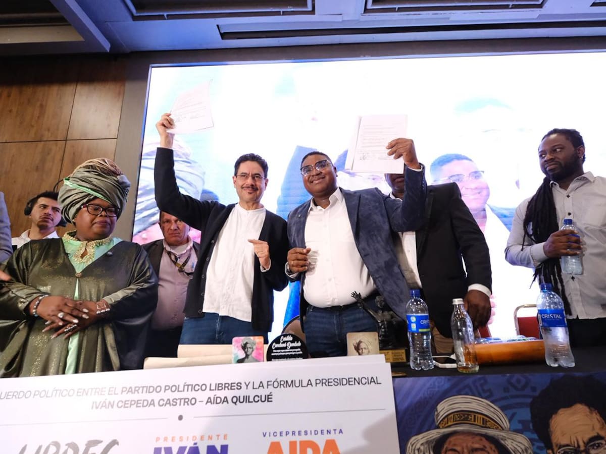 El Movimiento Libres oficializó respaldo a Iván Cepeda con agenda contra el racismo