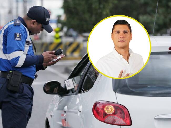 El problema del tráfico en Bogotá es por cuenta de los mal parqueados: concejal Humberto Papo Amín