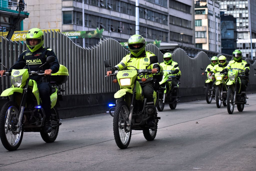 Policía Nacional de Colombia imagen de referencia. Foto: Getty Images.