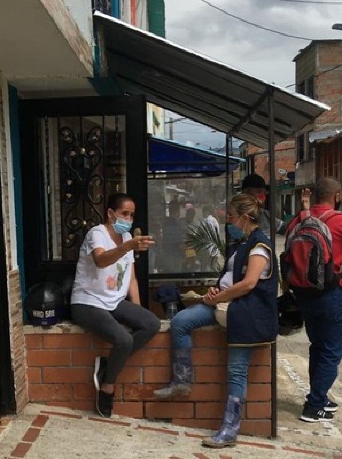 Damnificados de Risaralda reciben atención psicosocial. Crédito: Gobernación de Risaralda. 