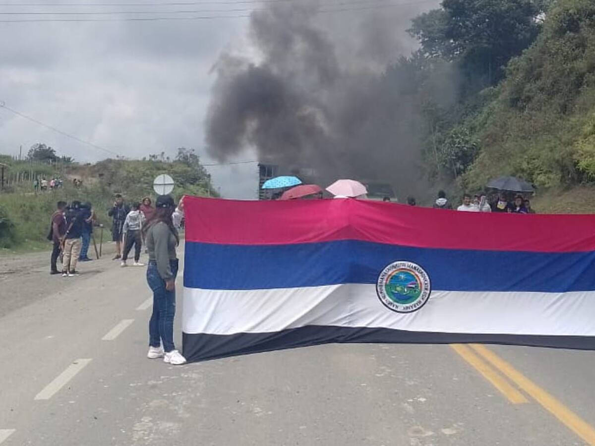 Indígenas bloquearon por más de siete horas la vía Panamericana en el Cauca