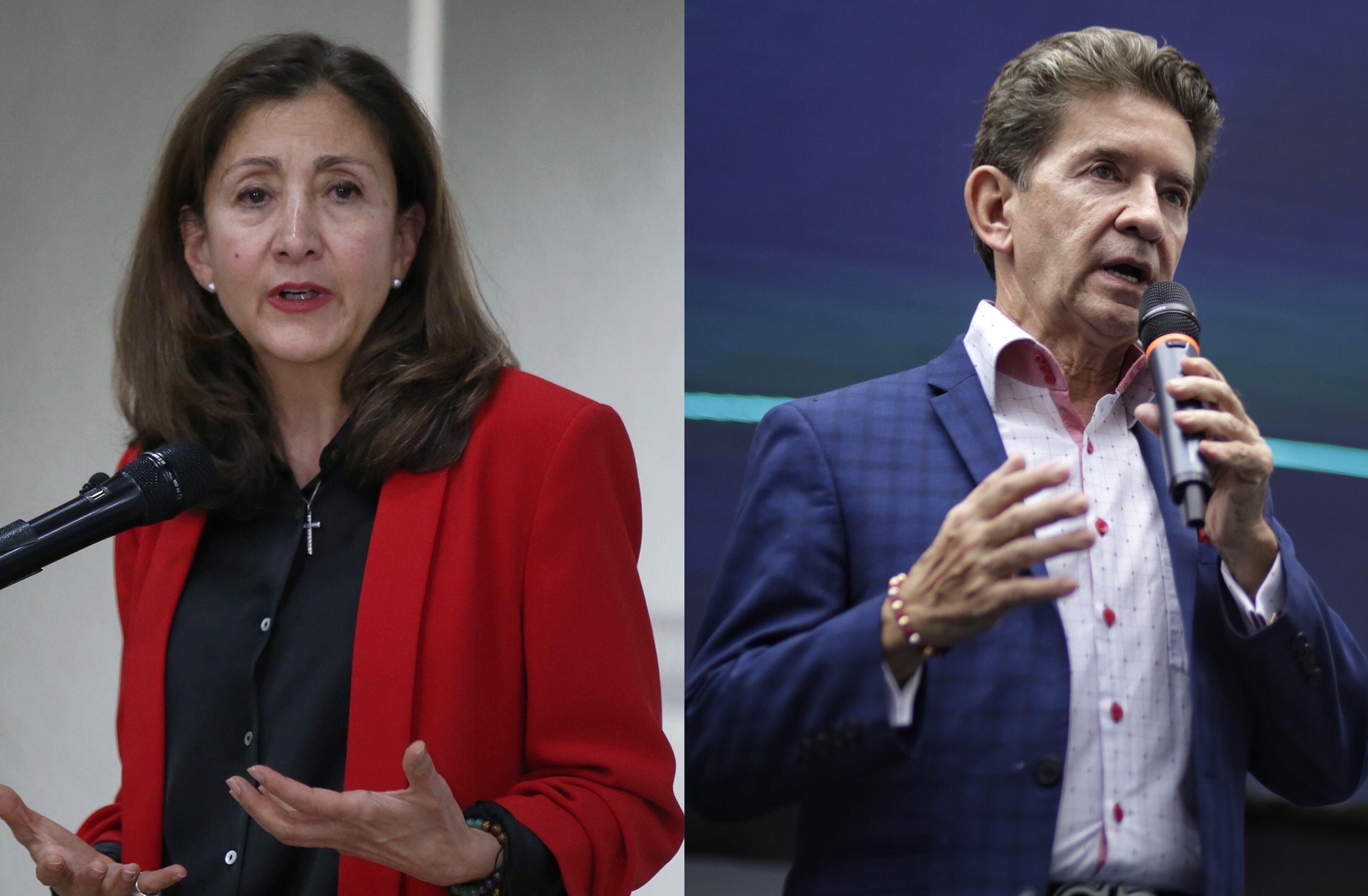 Ingrid Betancourt y Luis Pérez. Foto: Colprensa