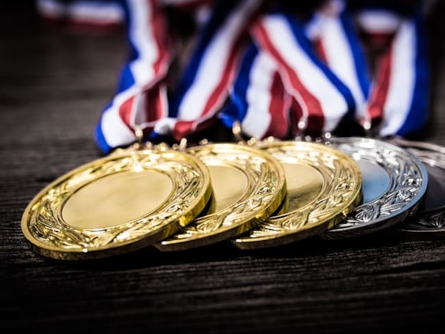 Imágen ilustrativa de medallas de atletismo. Foto: Getty Images/ xijian
