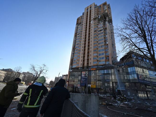 Kiev tras tercera noche de enfrentamientos entre Ucrania y Rusia