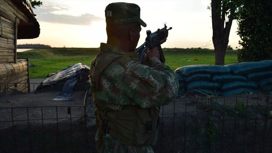 Combates entre Ejército y disidencias de las Farc. Imagen de referencia. Foto: Colprensa