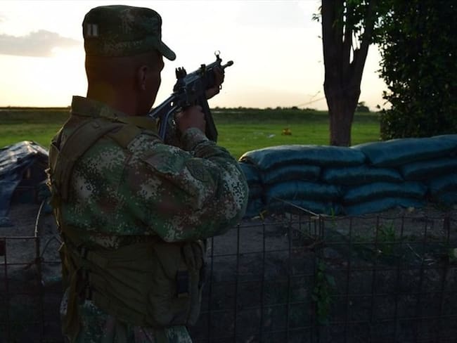 Combates entre Ejército y disidencias de las Farc. Imagen de referencia. Foto: Colprensa