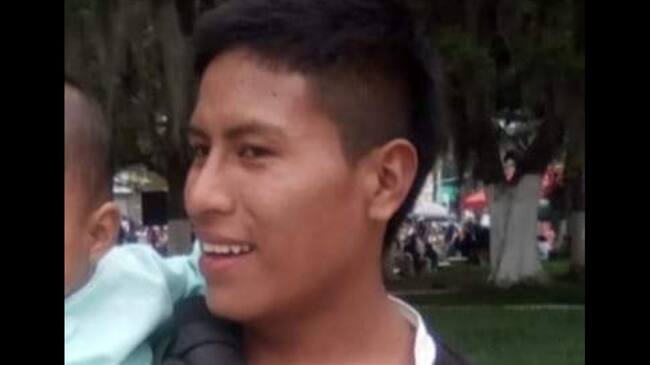 La Red de Derechos Humanos del Suroccidente Colombiano Francisco Isaías Cifuentes denunció el homicidio de Cristian Andrés Vitonás Yatacué de 21 años. Foto: Cortesía Fabián Rodríguez
