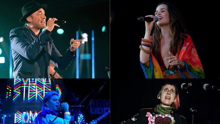 Artistas que estarán en el Bogotá a Cielo Abierto. Foto: Getty