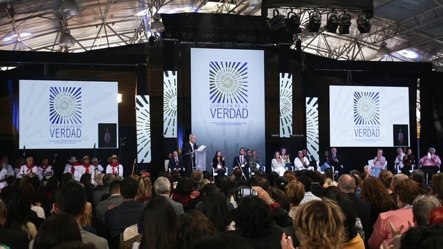 Con una votación de 8-0, la Sala Plena de la Corte Constitucional amplió el periodo de la Comisión de la Verdad hasta el 27 de junio de 2022. Foto: Colprensa / DIEGO PINEDA