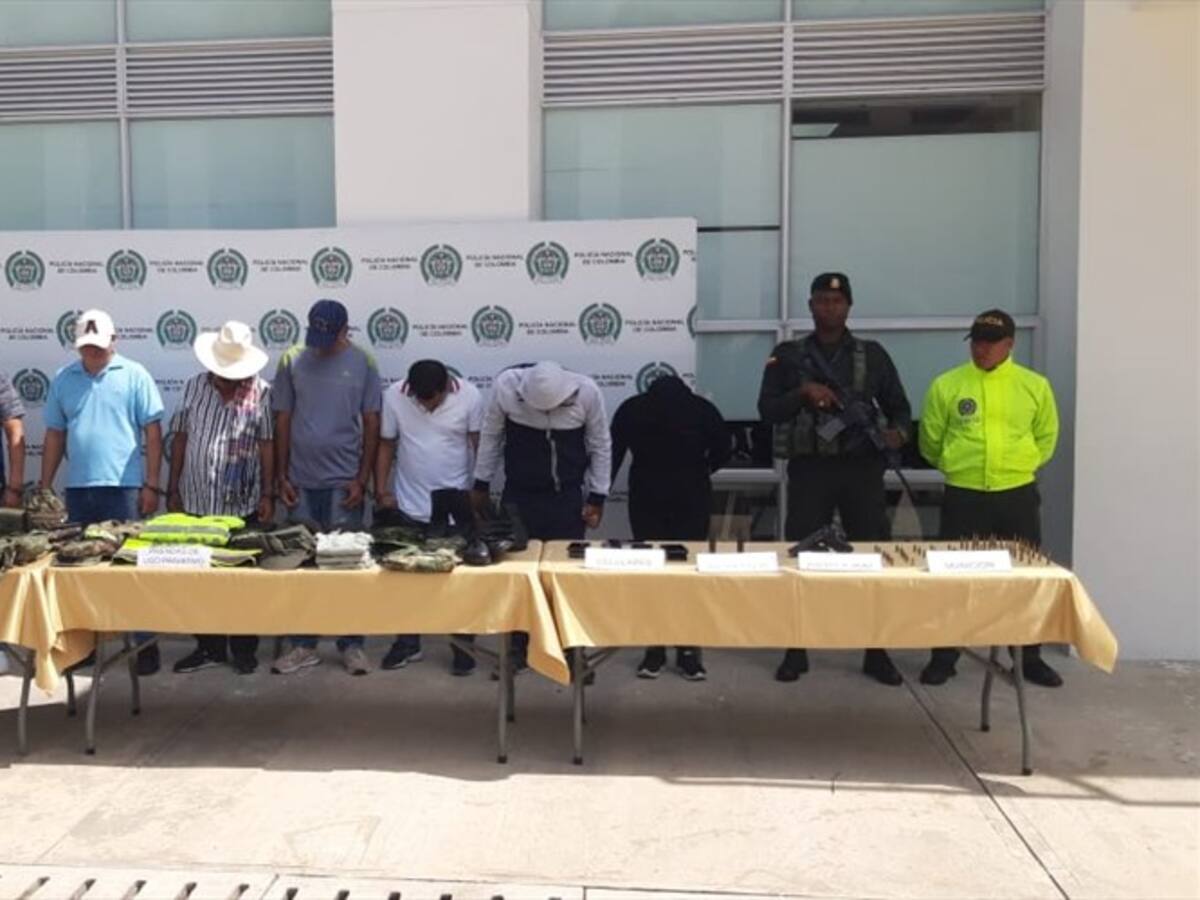 Capturados siete presuntos integrantes del Eln en Cauca