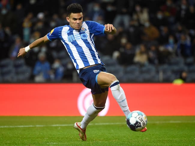 Luis Díaz con el Porto ante el Benfica en los cuartos de final de la Copa de Portugal