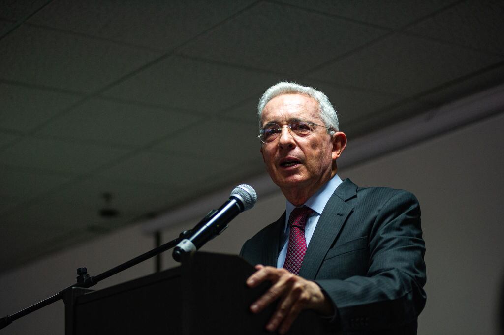 Expresidente de Colombia, Álvaro Uribe Vélez. Foto: Getty Images