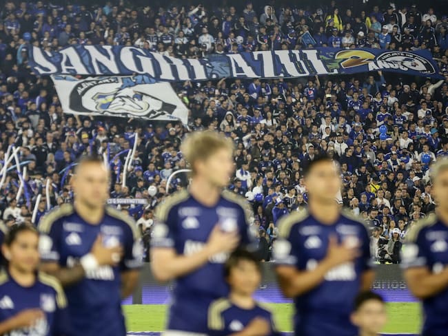 Bogotá. Diciembre 05 de 2024. Millonarios enfrenta a Independiente Santa Fe, por encuentro válido de la Liga BetPlay II 2024 de la fecha 5 de cuadrangulares del grupo A, en el estadio Nemesio Camacho El Campin. (Colprensa - Lina Gasca).