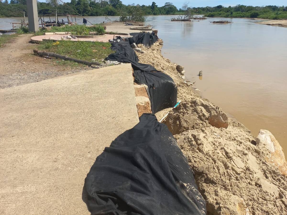 ¿En qué van las reparaciones de la Ronda del Sinú de Tierralta?: parte de la obra se la llevó El Jui