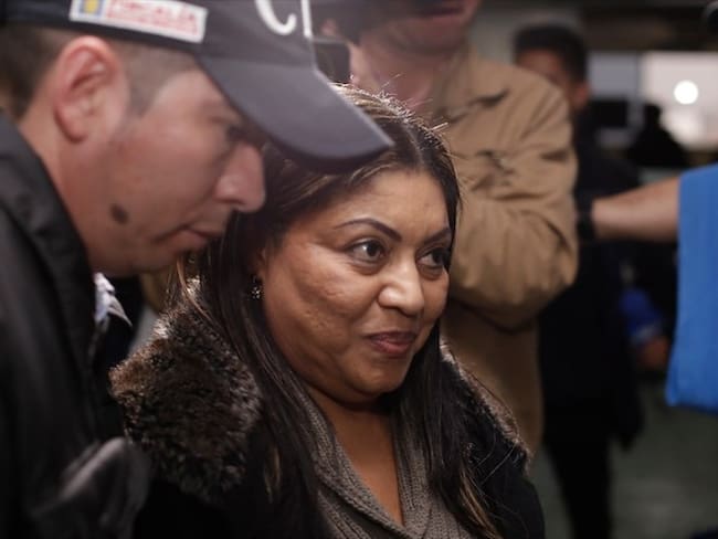 Bogotá. 8 Marzo 2017. Imputación de cargos contra Oneida Pinto ex gobernadora de la Guajira acusada de celebración indebida de contratos la cual afectó a la niñez de la guajira.. Foto: Colprensa