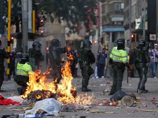 Protestas. Foto: Colprensa - Álvaro Tavera