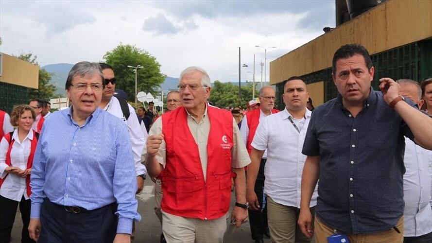 Visita del encargado de asuntos exteriores de España. Foto: Cancillería