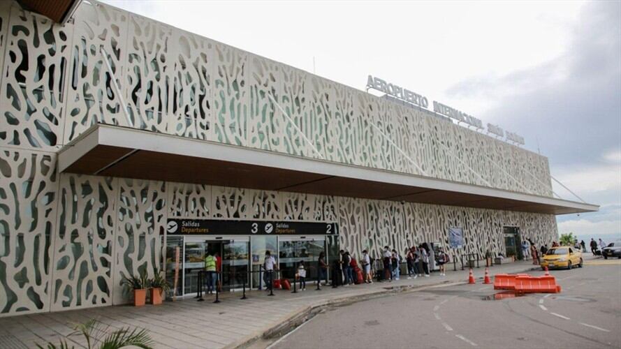 Atentado con bomba en aeropuerto de Santa Marta fue descartado por las autoridades. Foto: Alcaldía de Santa Marta