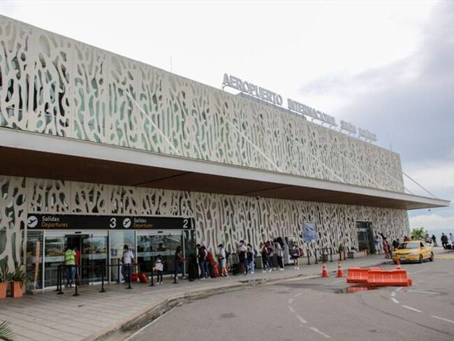 Atentado con bomba en aeropuerto de Santa Marta fue descartado por las autoridades. Foto: Alcaldía de Santa Marta