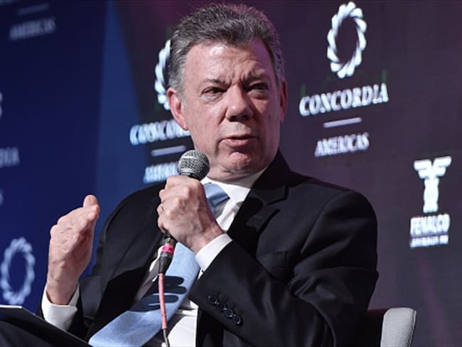 Santos insiste en la transparencia de la ejecución de los Fondos para la Paz. Foto: Getty Images