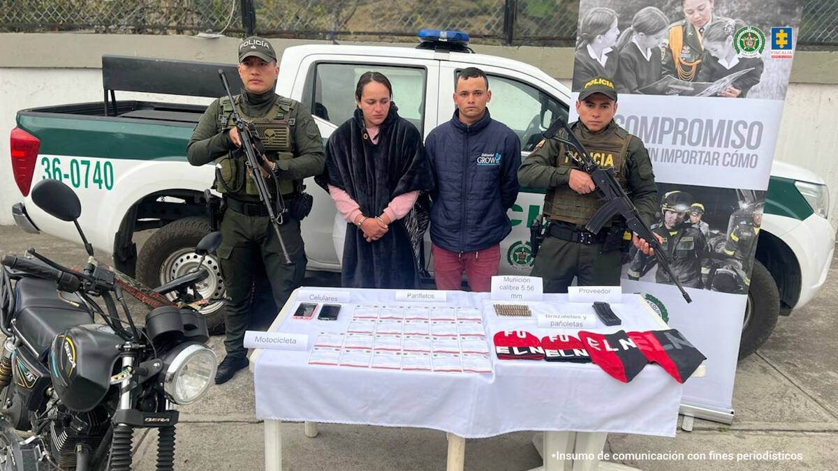 Judicializan a dos personas señaladas de la distribución de panfletos amenazantes del ELN