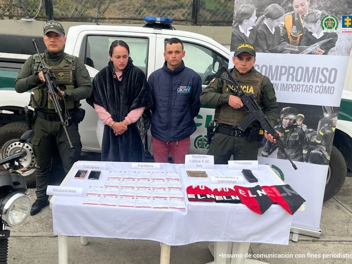 Judicializan a dos personas señaladas de la distribución de panfletos amenazantes del ELN