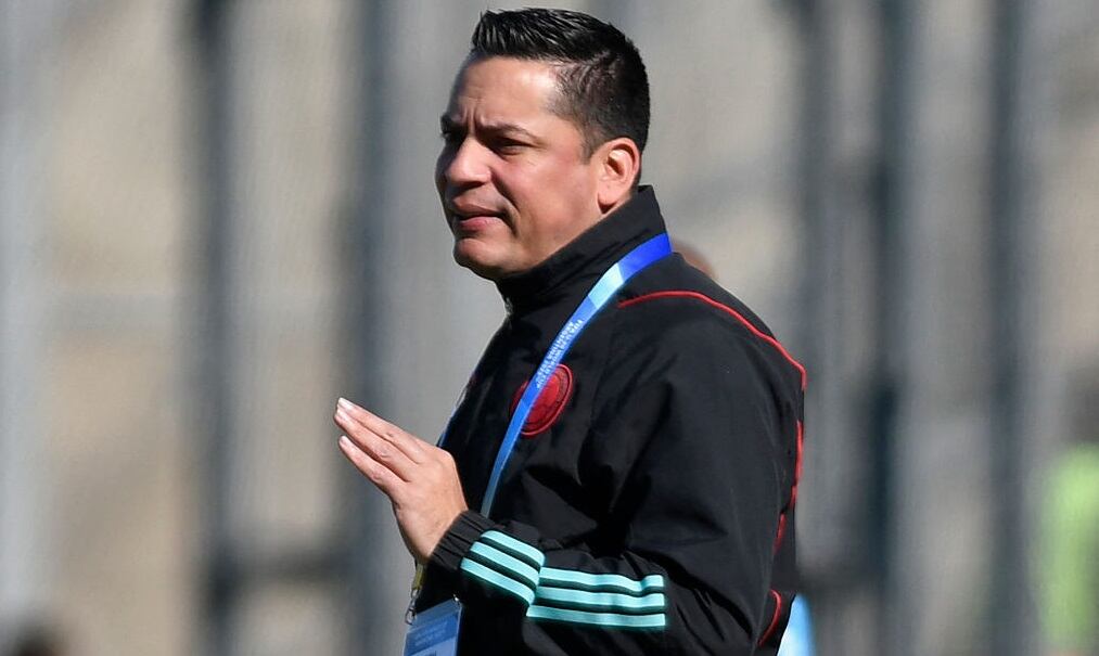 Héctor Cárdenas, entrenador de la Selección Colombia Sub-23 (Photo by ANDRES LARROVERE/AFP via Getty Images)