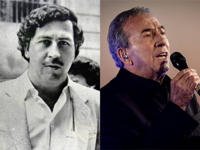 José Luis Perales y Pablo Escobar